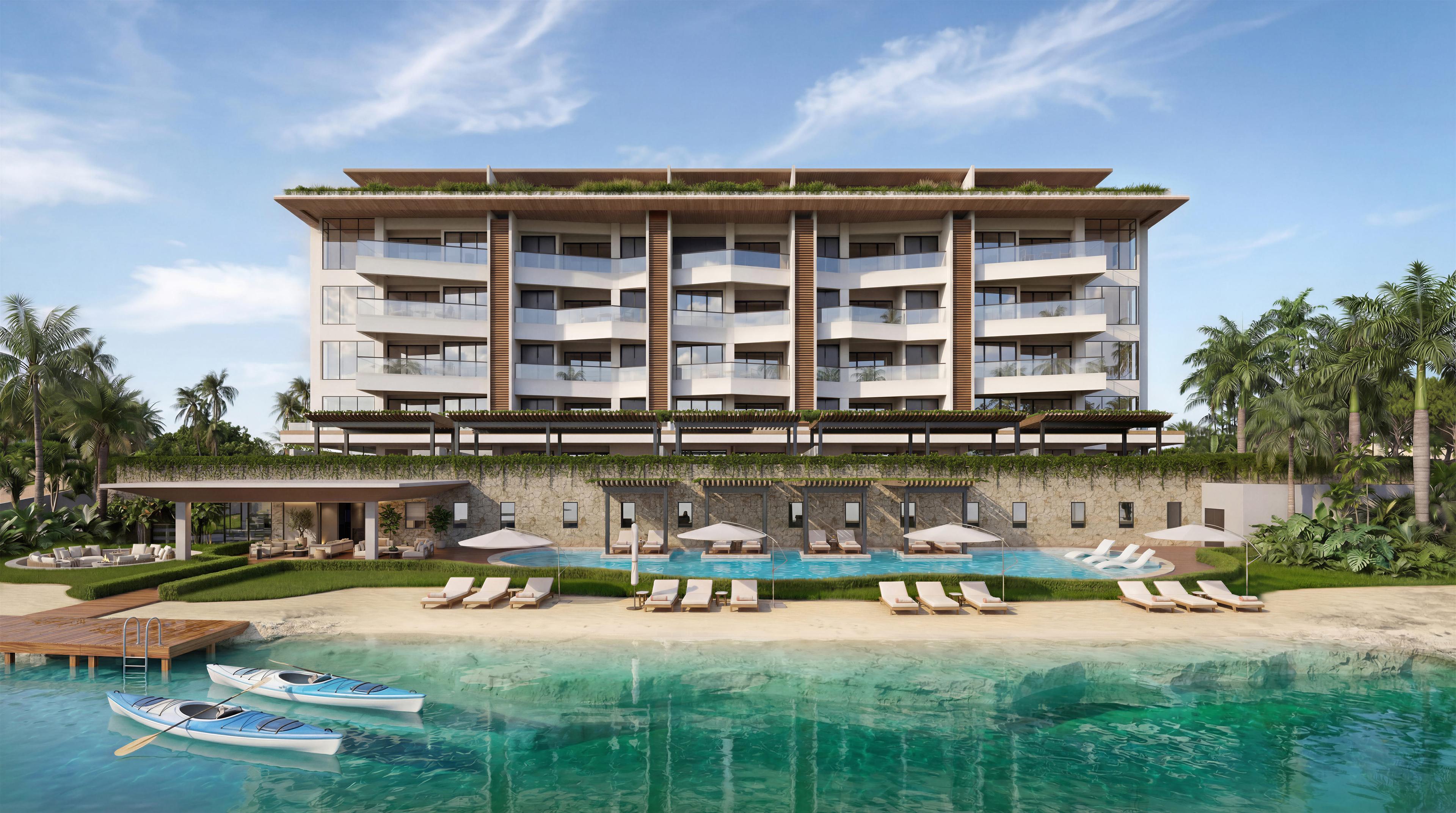 Vive una experiencia residencial unica en Cap Cana con este elegante apartamento ubicado en el segundo nivel, un moderno desarrollo — Cap Cana