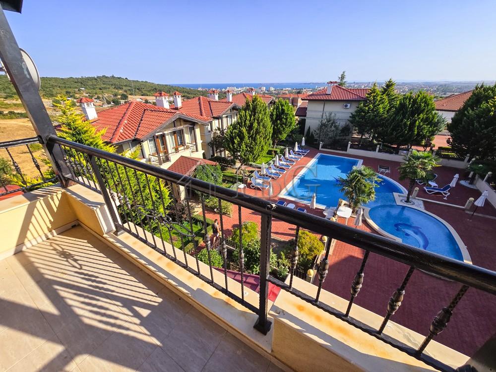 Three-Storey Villa with Panoramic Sea View in Kosharitsa —