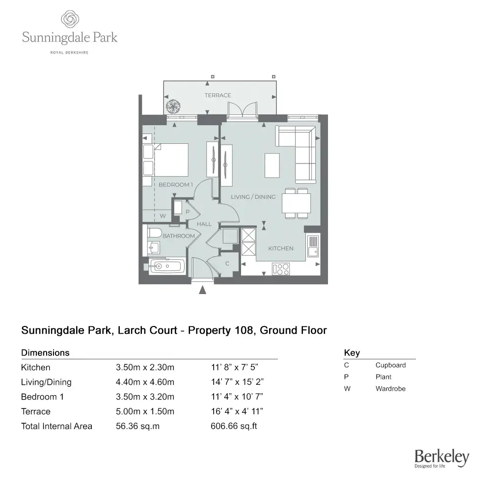 Floor plan — Luxury Apartments for Sale in Ascot Sunningdale Park Larch Avenue SL5