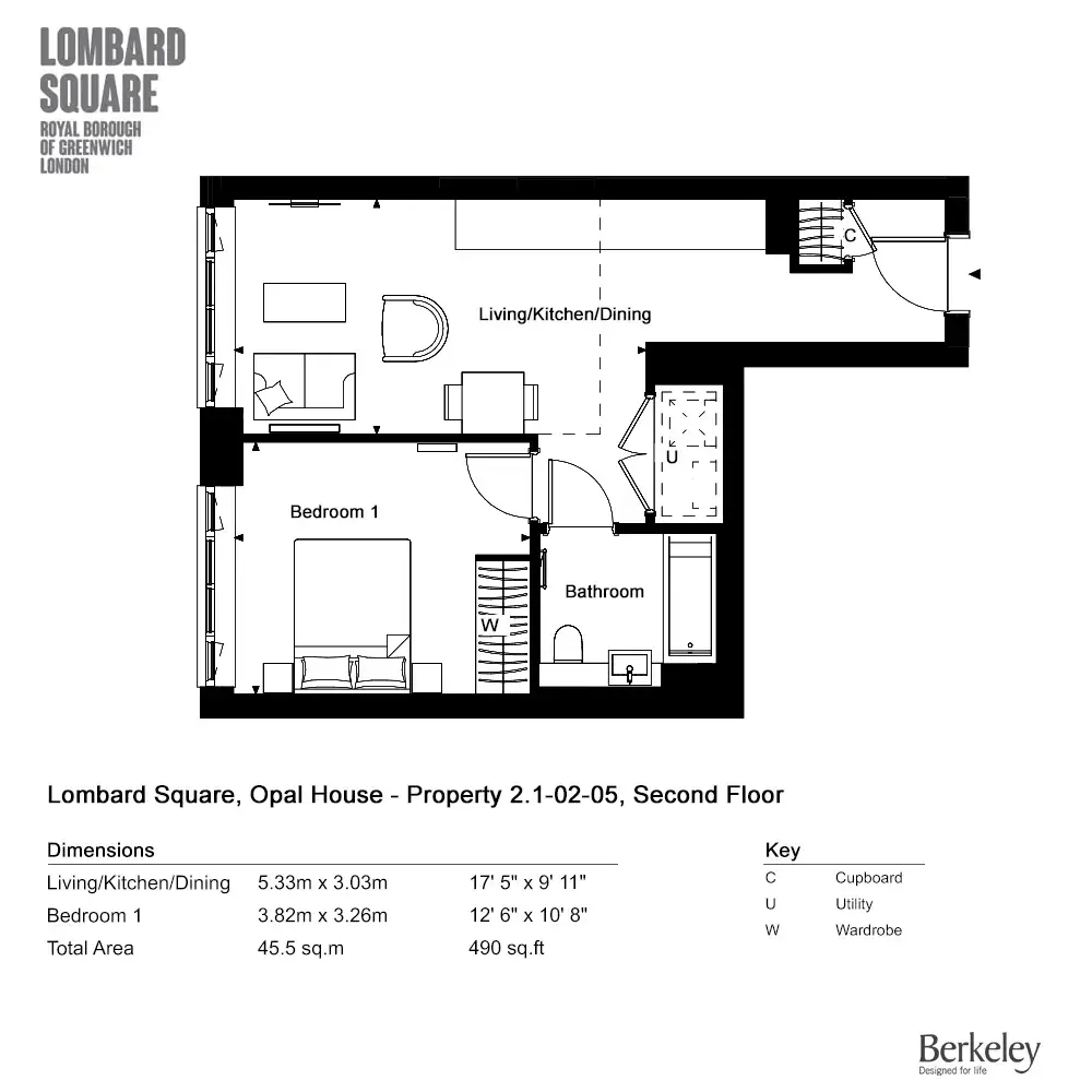 Floor plan — Property for Sale in Plumstead Lombard Square London SE28