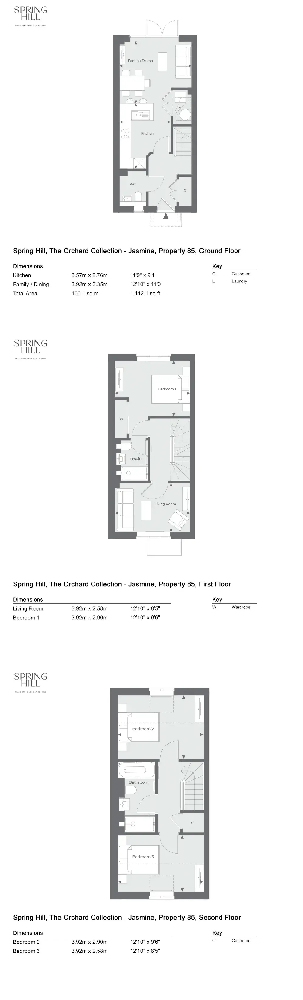 Floor plan — House for Sale Maidenhead Berkshire Spring Hill
