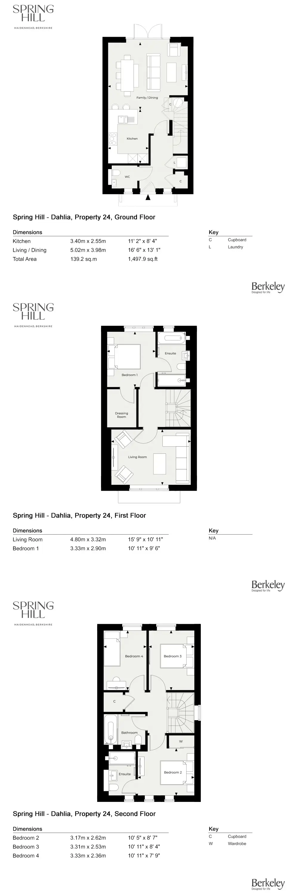 Floor plan — Semi Detached House for Sale Maidenhead Spring Hill