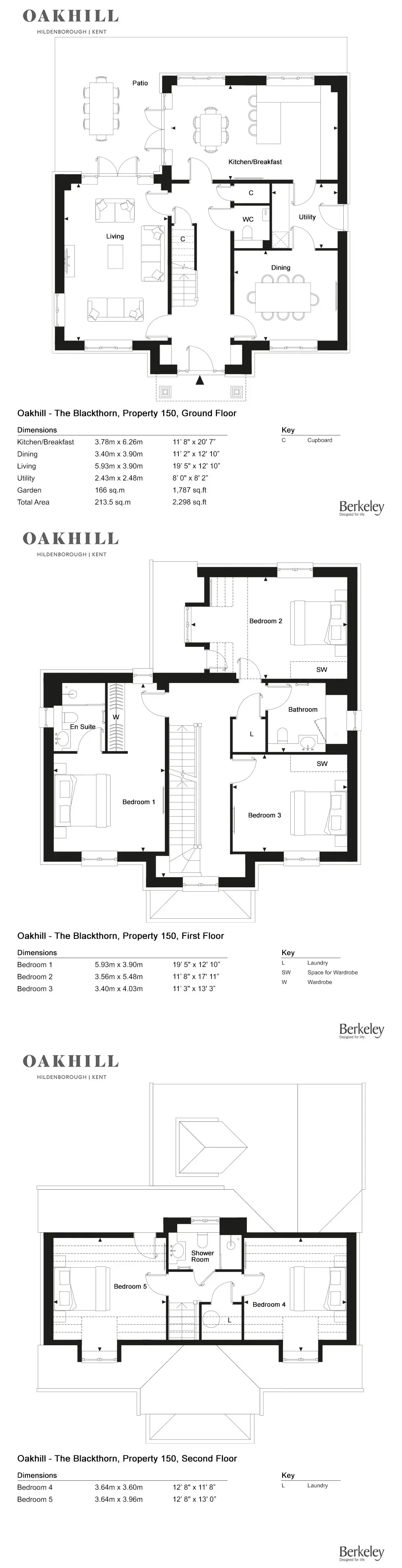 Floor plan — Detached House for Sale in Hildenborough Oakhill