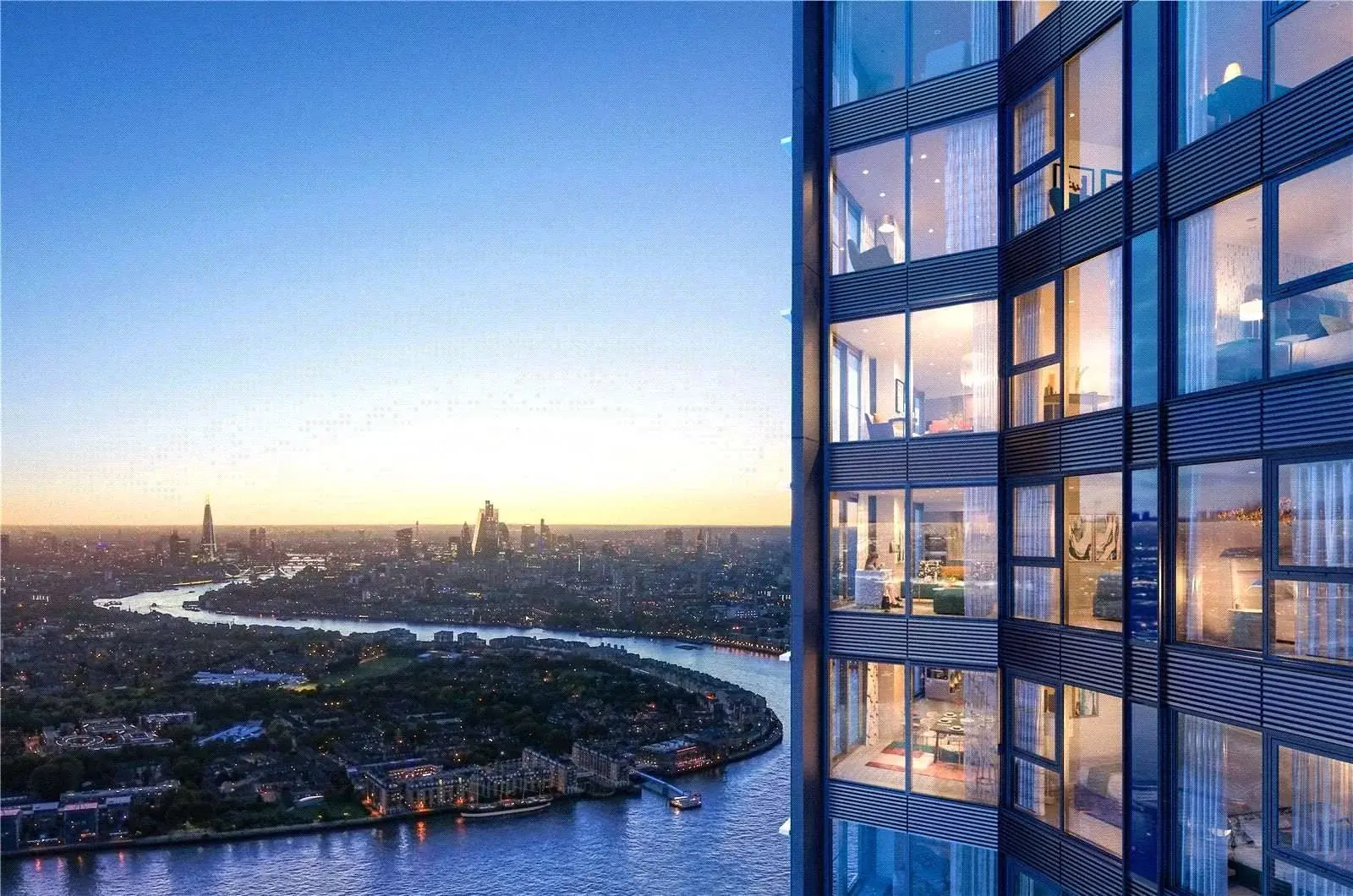 3 Bedroom Apartment for Sale in Canary Wharf Aspen — Canary Wharf