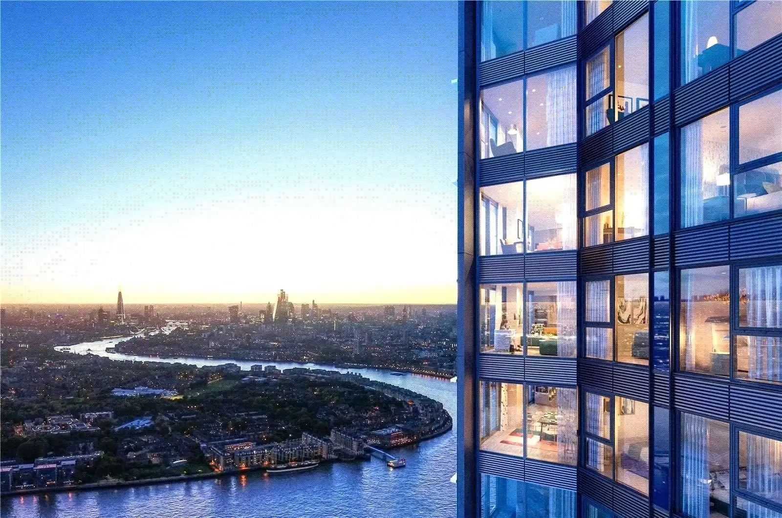 1 Bedroom Apartment for Sale in Canary Wharf London Aspen — Canary Wharf