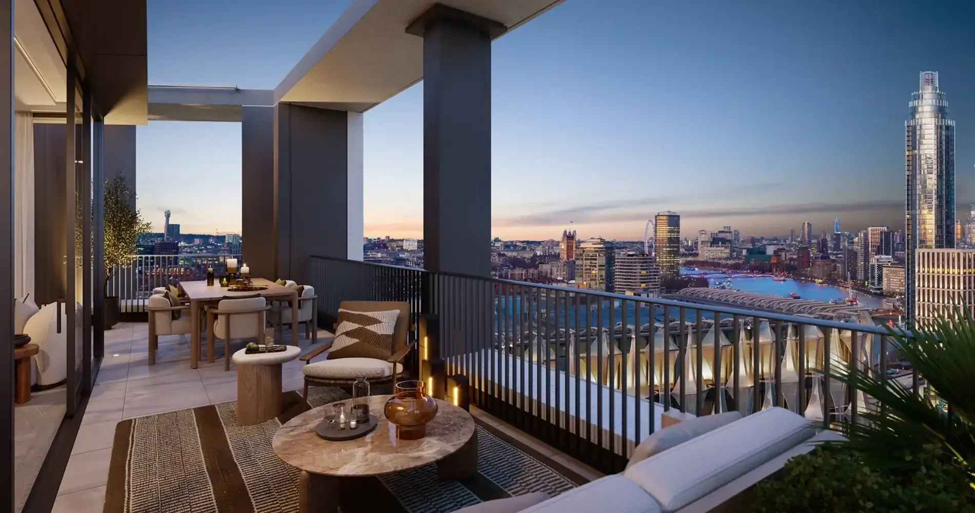 3 Bedroom Duplex Penthouse for Sale in Nine Elms SW11 London Square Nine Elms — Nine Elms