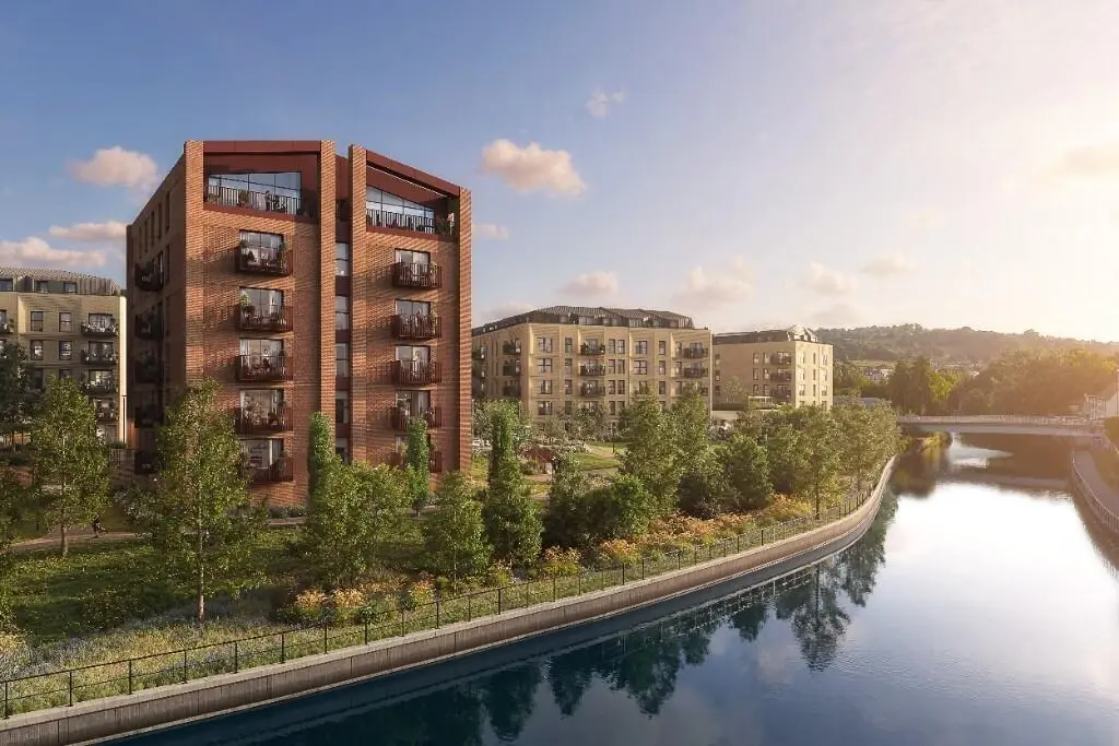 2 Bedroom Apartment for Sale in Bath One Waterside Riverside — Midland Road