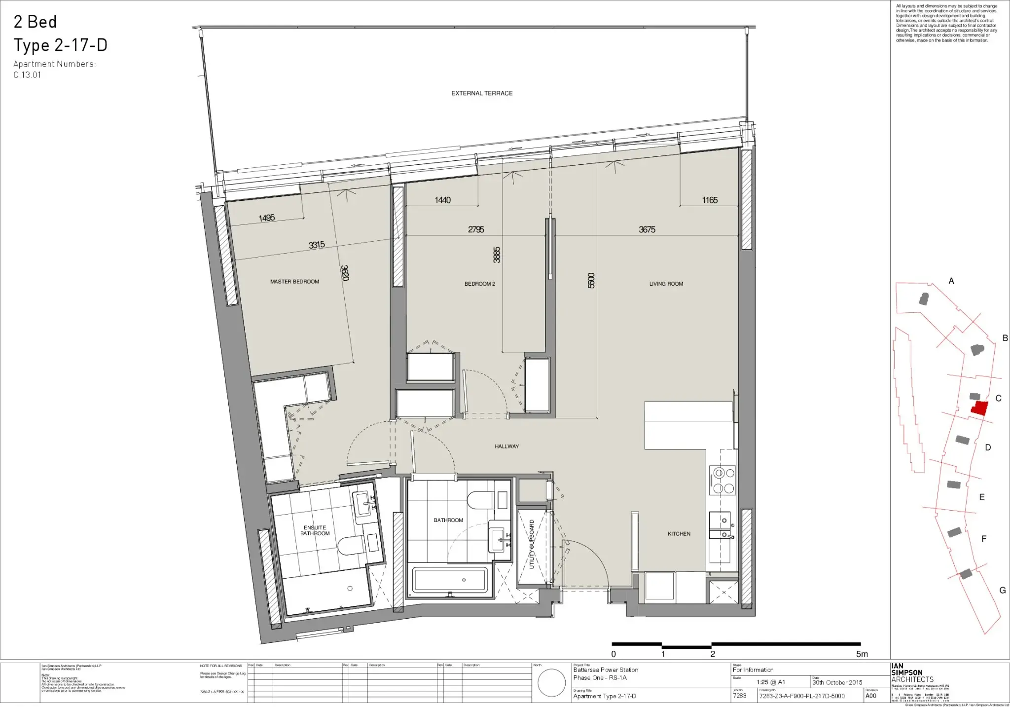 Floor plan — 2 Bedroom Apartment for Sale in Battersea Power Station