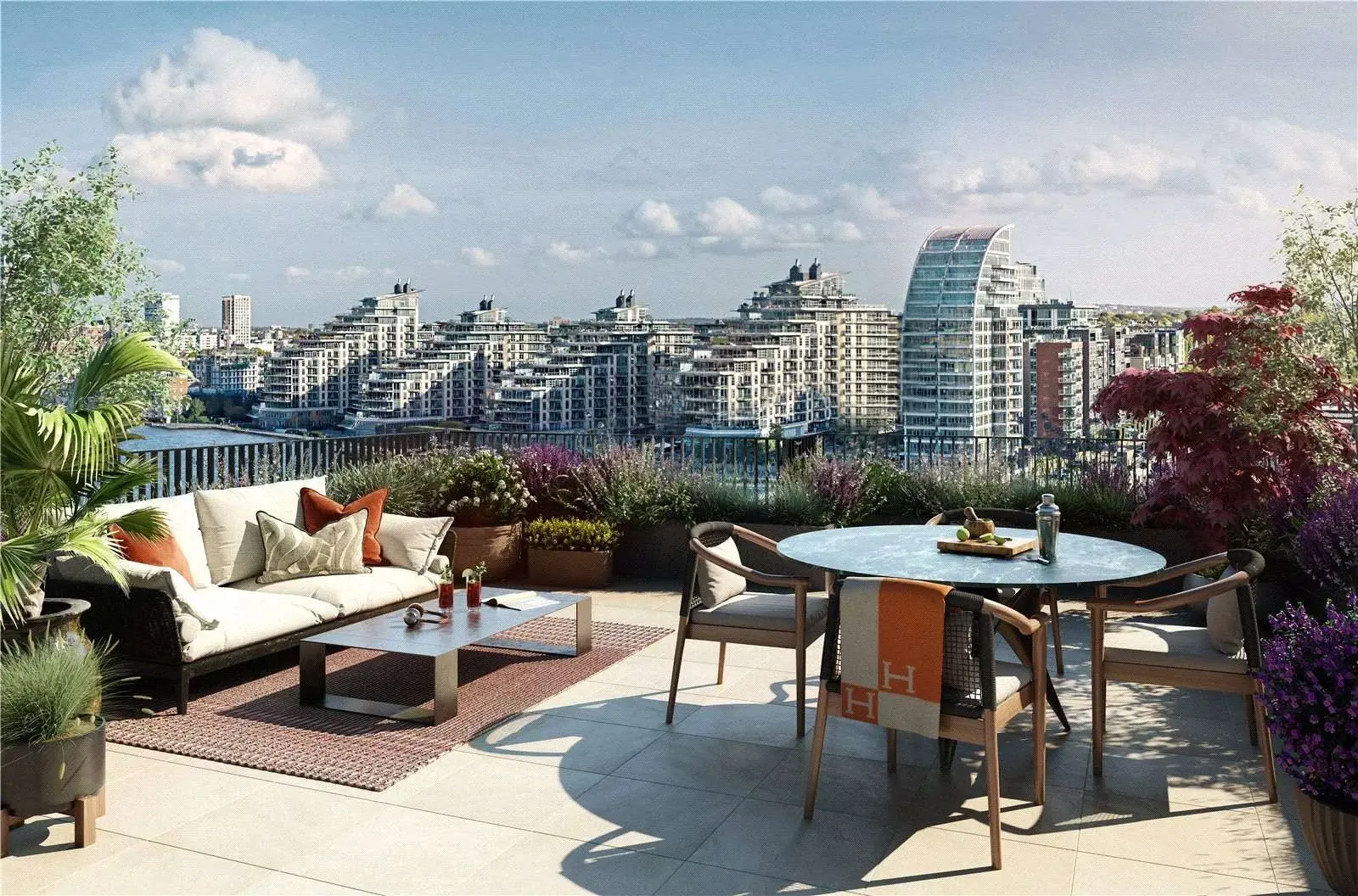 3 Bedroom Apartment for Sale in Fulham London Hurlingham Waterfront — Fulham