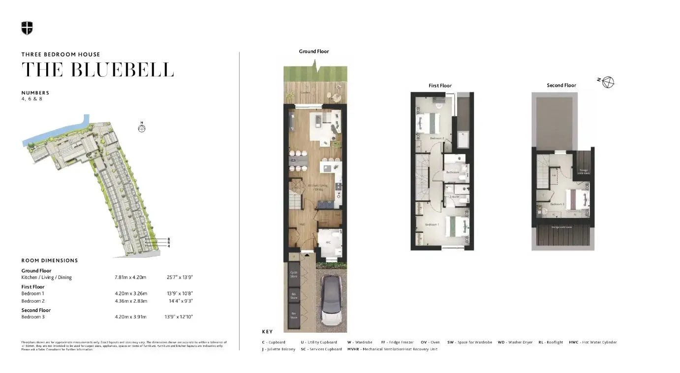 Floor plan — 3 Bedroom House for Sale in Twickenham Twickenham Green