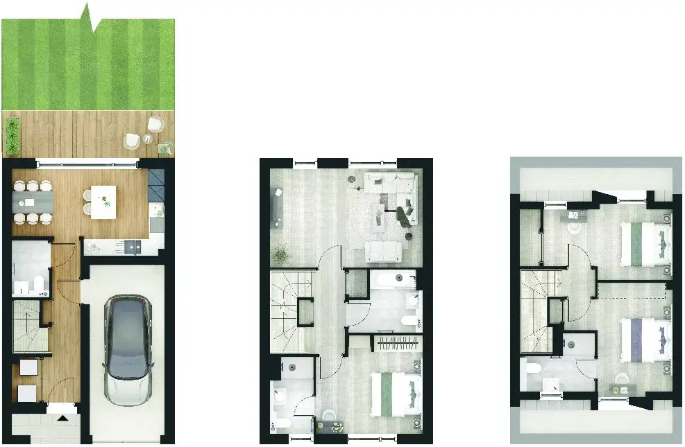 Floor plan — Luxury 3 Bedroom Mews House for Sale in Twickenham Green