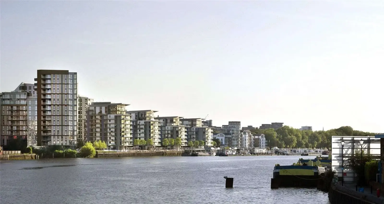 2 Bedroom Apartment for Sale in Wandsworth London Riverside Quarter — Wandsworth