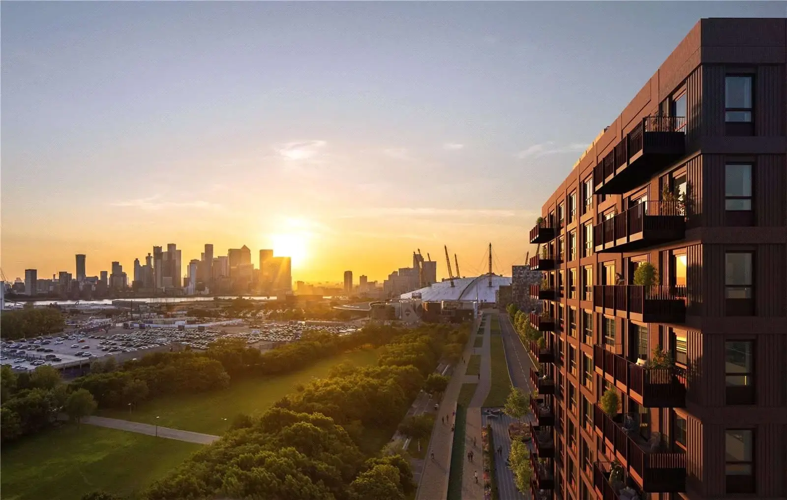 2 Bedroom Apartment for Sale in Greenwich Peninsula London Peninsula Gardens — Greenwich Peninsula