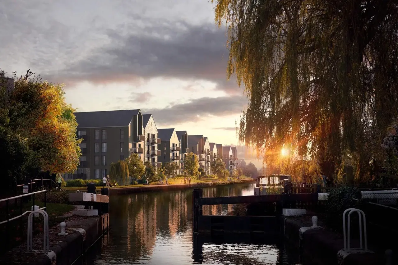 2 Bedroom Apartment for Sale in Hertford Locks SG13 — Hertford