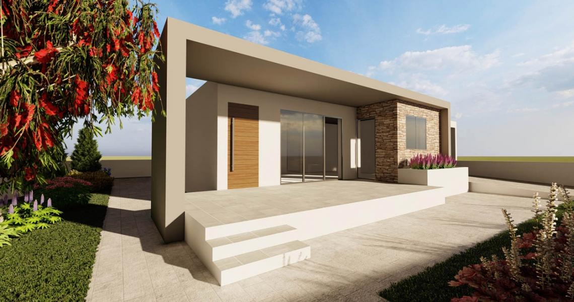Project of a stylish bungalow with 2 bedrooms — photo 5