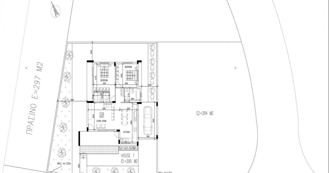 Project of a stylish bungalow with 2 bedrooms — photo 6