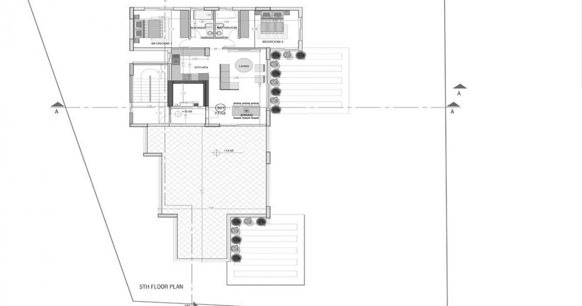 2-Bedroom Apartment in Prestige Universal Complex — photo 5