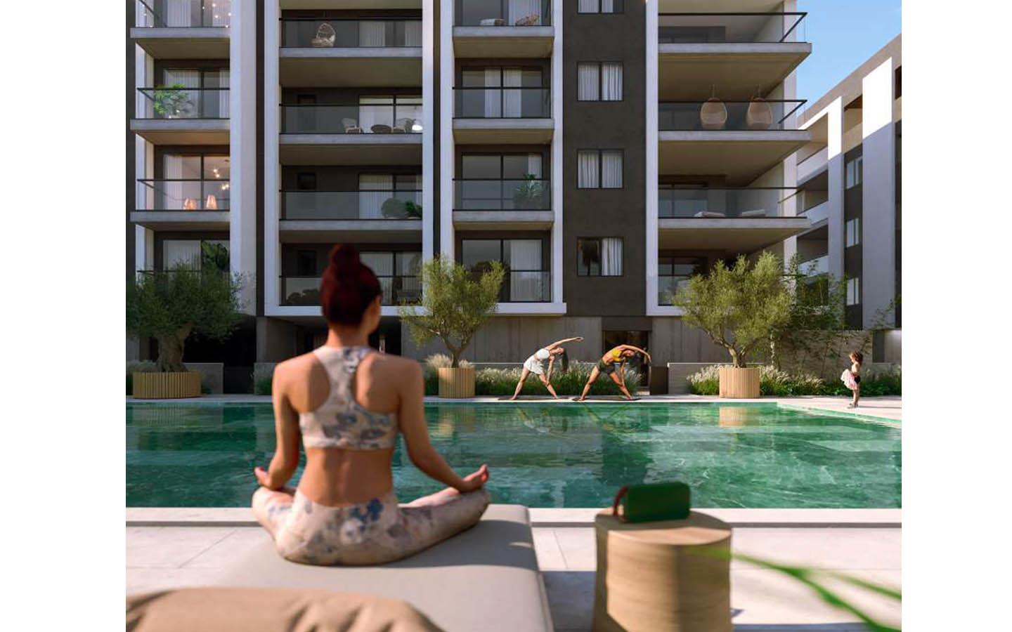 New 1-bedroom apartment plus communal swimming pool, gym, sauna — photo 3