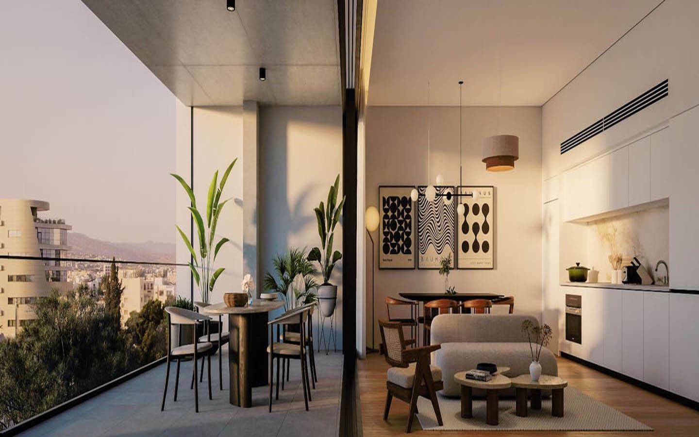 Modern Two-Bedroom Apartment with City Views — photo 3