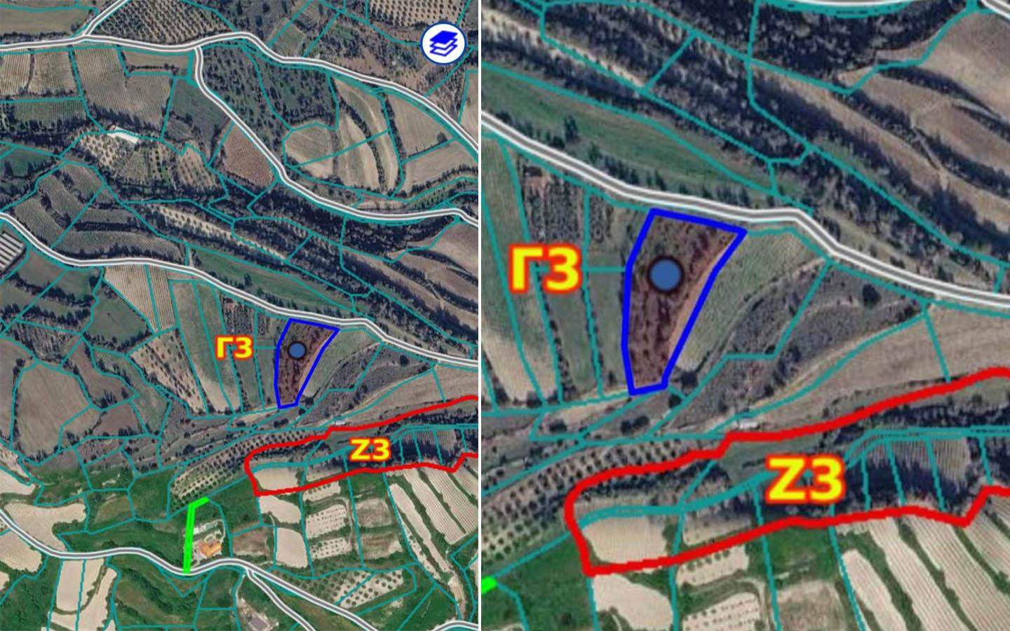 Two Large Vineyard Land Plots — Polis