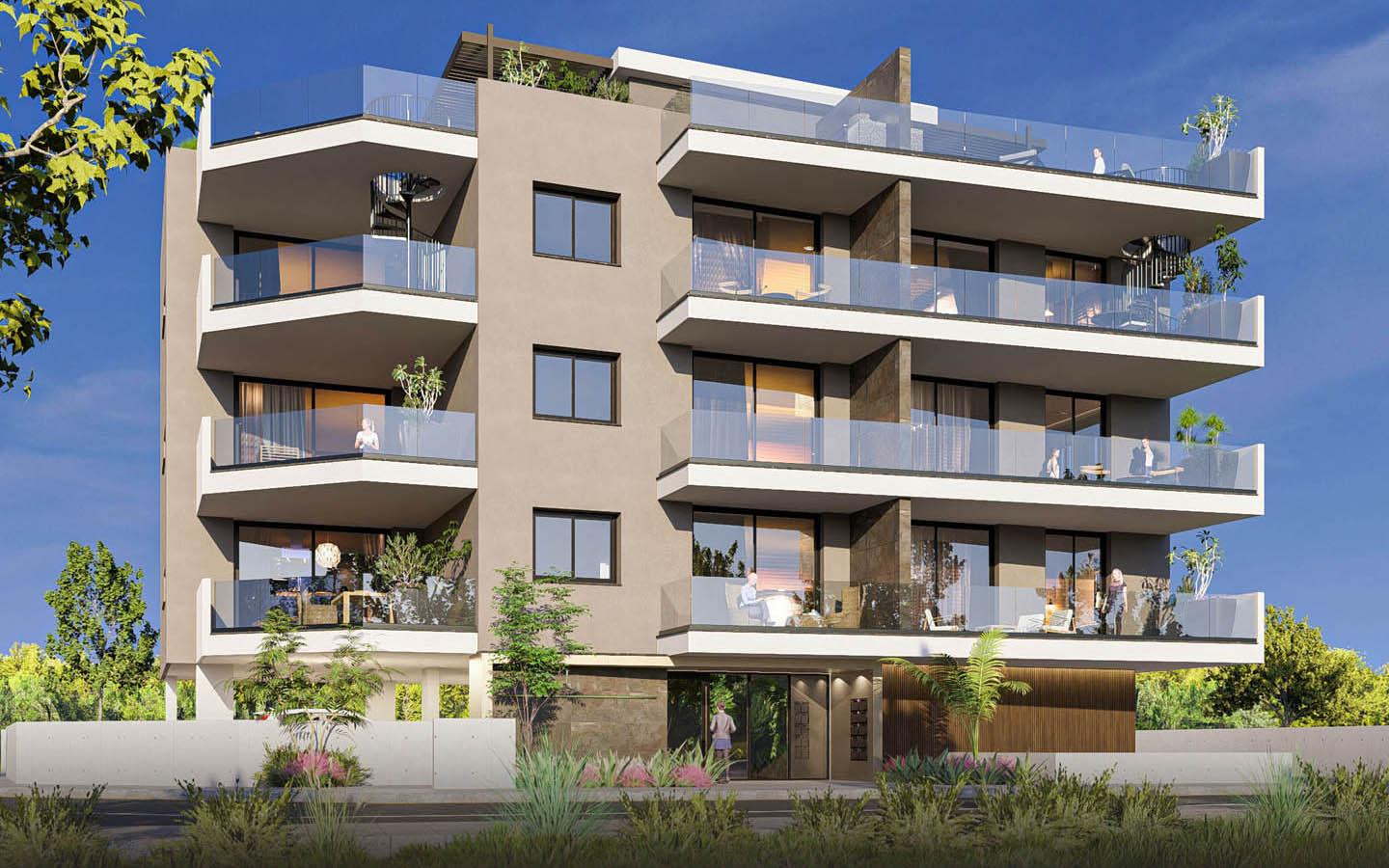 Modern 1-Bedroom Apartment Close to Green Parks — Faneromeni