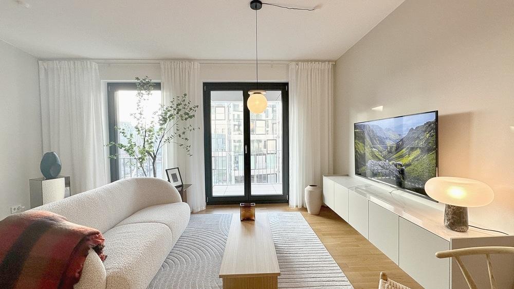 - This beautiful new construction project is located near Kurfurstendamm, in the most popular area of Berlin — Schoneberg