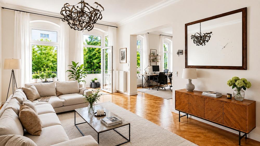 - Situated in one of Berlin's most desirable central neighbourhoods, this exceptional apartment combines timeless Altbau charm with modern — Schoneberg