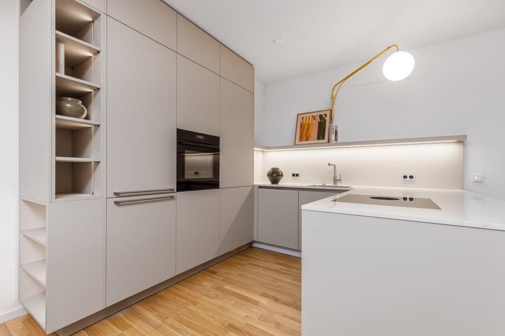 - This beautiful new construction project is located near Kurfurstendamm, in the most popular area of Berlin — Schoneberg